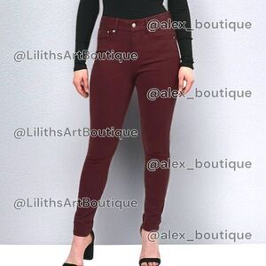 Seven7 Tummyless Skinny Jeans(A061)-Size 4 for Women